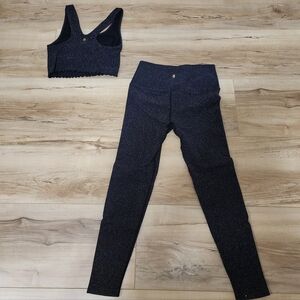 Spiritual Gangster Black Leggings and Top Set